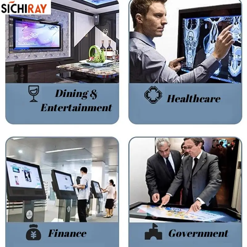 SICHIRAY Touch 40 50 60 inch infrared multi touch screen 6 points IR touch panel 40 50 60 IR touch frame without glass