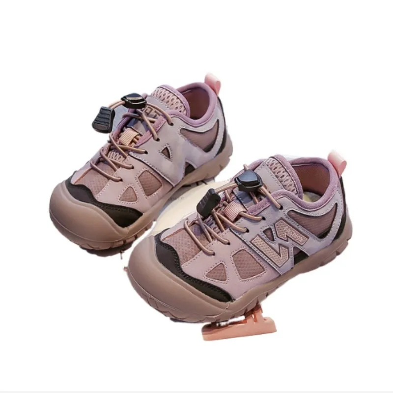 

Lightweight Children's Fashion Sneakers Breathable Mesh Boys Casual Walking Shoes Non-slip Kid Girls' School Wading Shoes 26-37