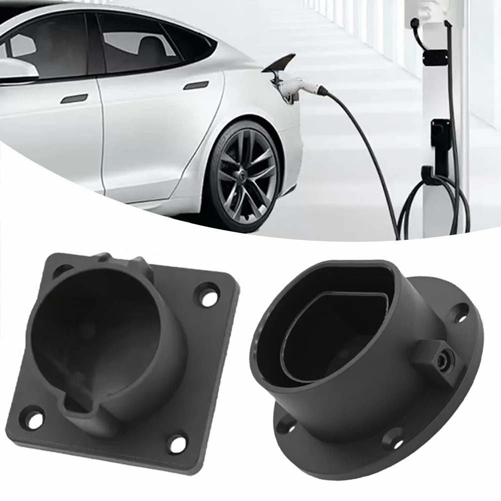 Supporto per caricabatterie EV supporto per fondina per caricabatterie per veicoli elettrici montato a parete per SAE J1772 EU Type 2 Tesla Plug