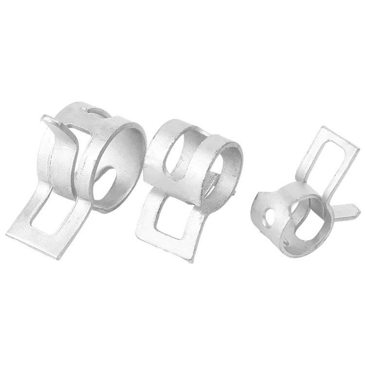 Hose Clamps Fuel Hose Line Water Pipe Clamp Hoops Air Tube Fastener Spring Clips Galvanized M4.5/5/6/7/8/9/10/11/12-37mm