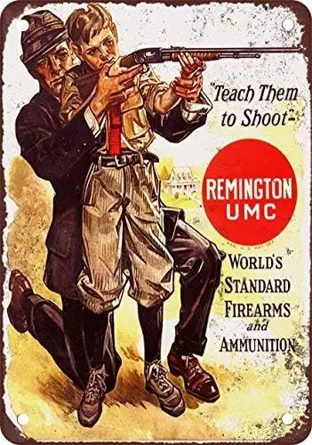 1816 Remington Firearms Vintage Look Reproduction Metal Tin Sign 8X12 Inches