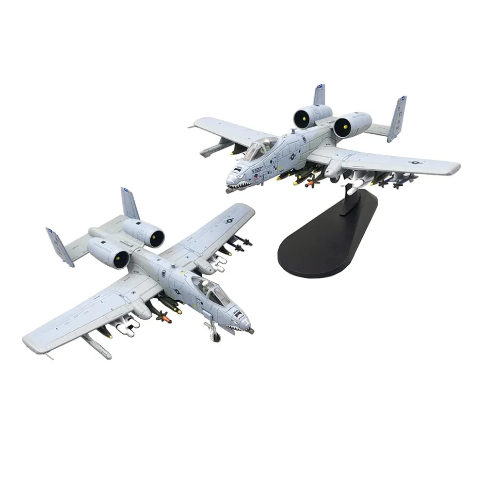 Aircraft Model US A-10 A10 Thunderbolt II Warthog Hog 1/100 Scale Attack Fighter Diecast Metal Alloy Plane Gift