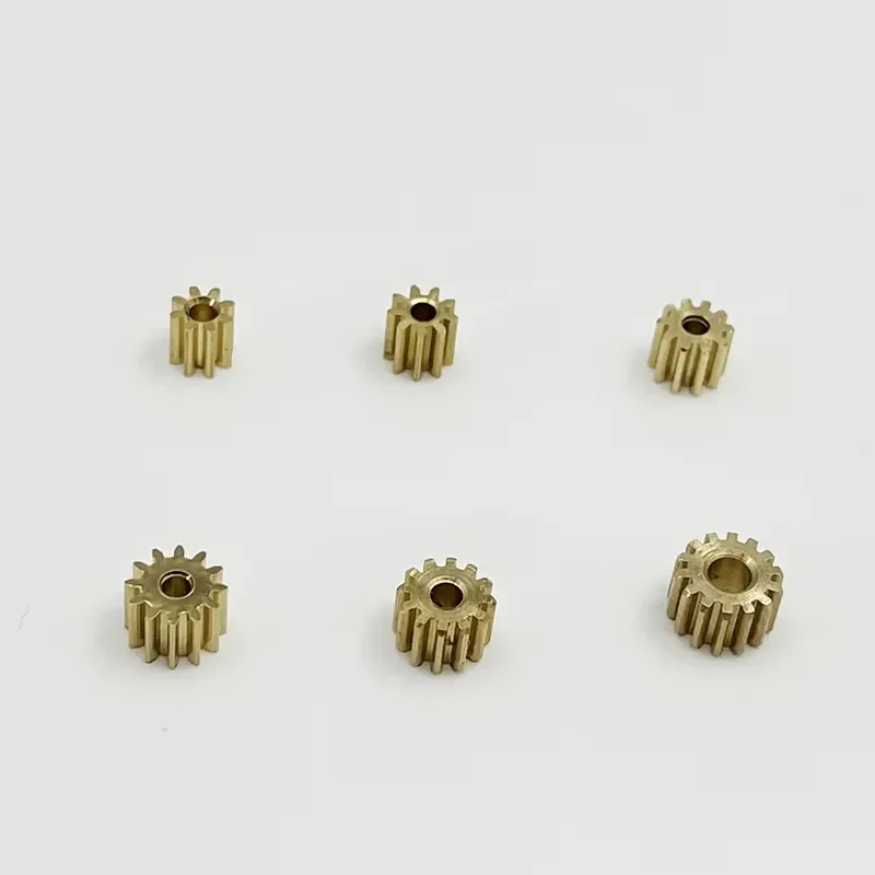2026 0.5 Modulus 8T 9T 10T 12T 14T Metal Copper Brass Gear Pinion Transmission Gear Fit Motor 2mm 2.3mm 3.17mm Shaft DIY RC