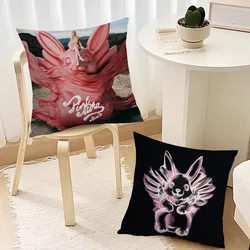 Singer Kenia OS Pink Aura cushion cover Living Room Accent Couch Back Support Square Lounge Restful Nap Companion Pillow Case