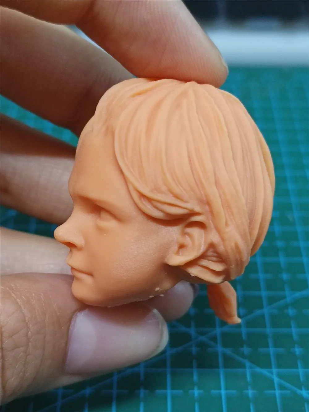 1/6 Scale Girl Head Sculpt Model For 12 inch Action Figure Dolls Painting Exercise Unpainted