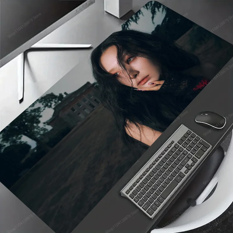 Singer Seulgi Ablum 28 Reasons Mousepad Gaming Mouse pad Gamer Pc Accessories Deskmat Keyboard Mat Desk Protector Mause Pads image 6