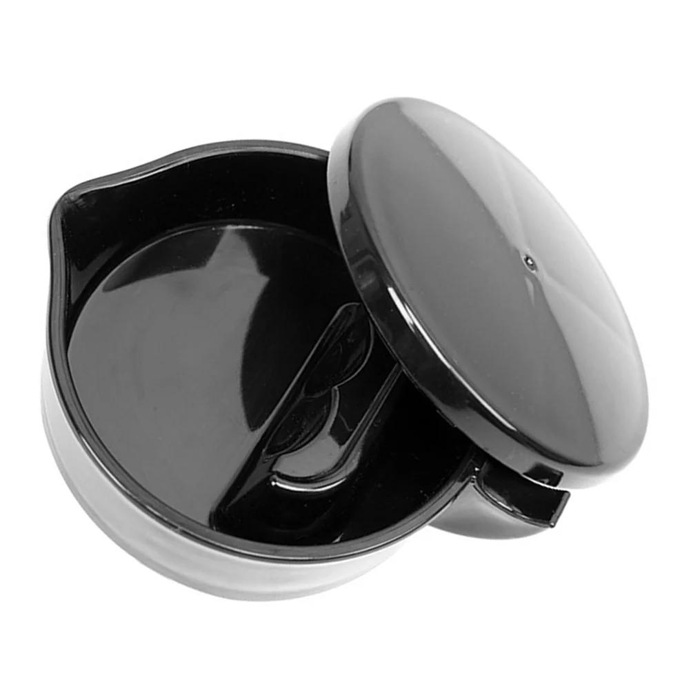 

Multifunctional Ink Pool Plate Practical with Lid Football Calligraphy Accessory Imitation Porcelain Inkstone