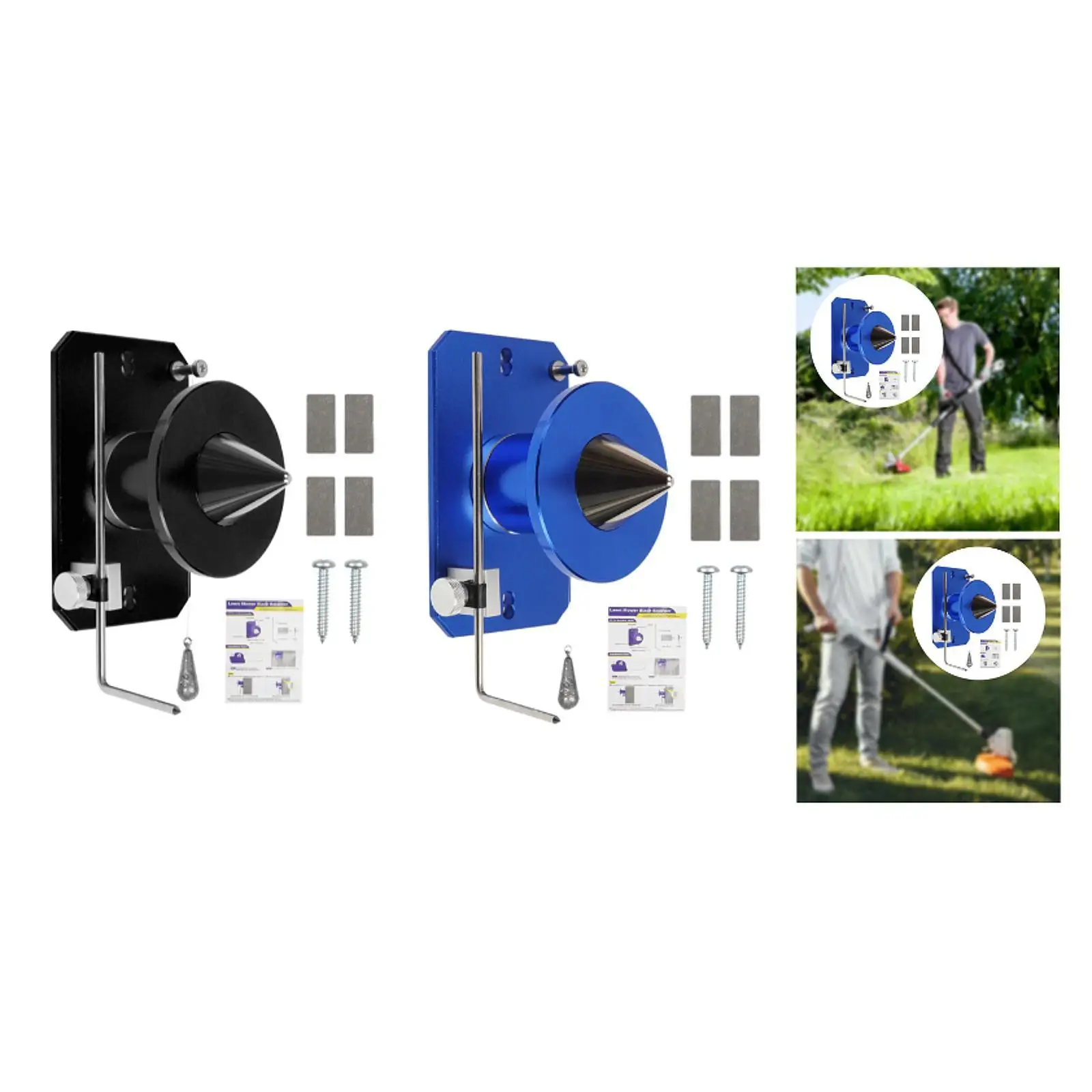 

Lawn Mower Blade Balancing Tool Wall Mounted Accessories Professional Adjustable Holder