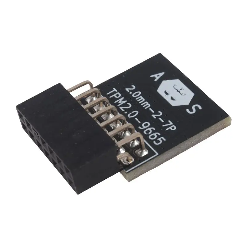 ABXF-TPM 2.0 Security Module For ASUS/MSI/Asrock LPC Interface, Remote Encryption Card Enhanced Data Protection 14Pin For Asus