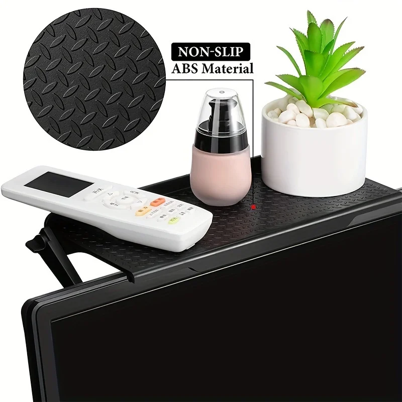 Multi-functional Adjustable Display Stand - Perfect for Home Office Organization, Includes TV, Router,