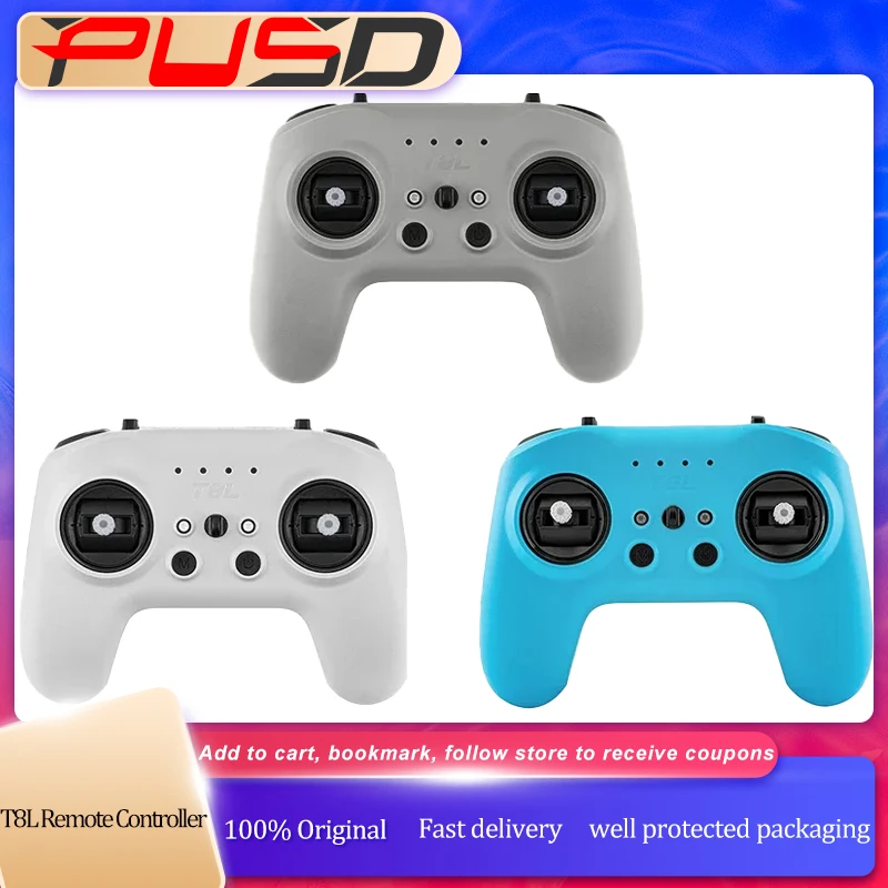 

RadioMaster T8L 2.4GHz ExpressLRS Transmitter 10CH CRSF Protocol Hall Gimbals Compact RC Remote Controller For FPV Drone