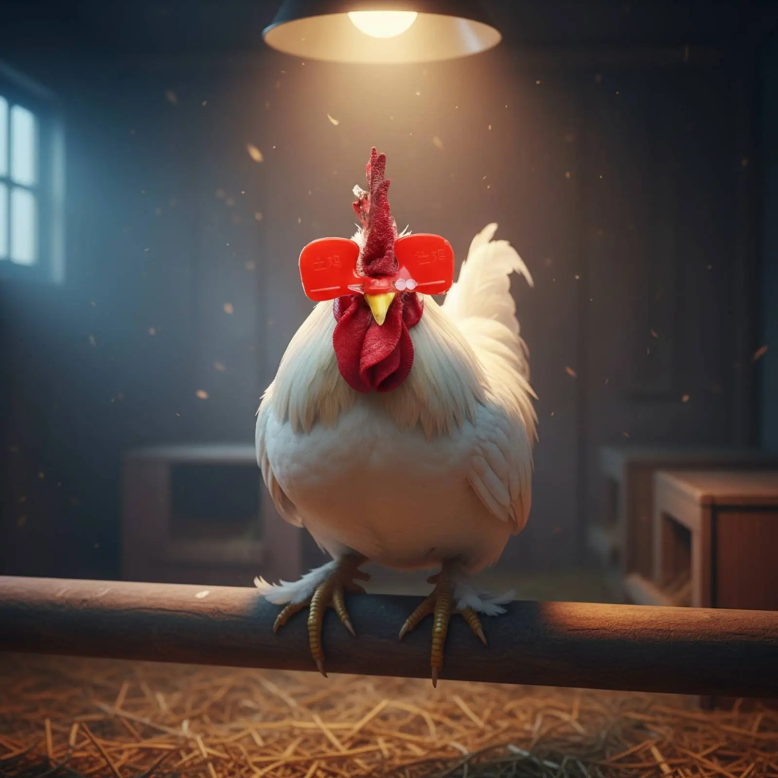 

Non-Fighting Chicken Blinders Reduces Mortality Chicken Glasses Male Chicken Vision Vision Cover Reusable Livestock Supplies