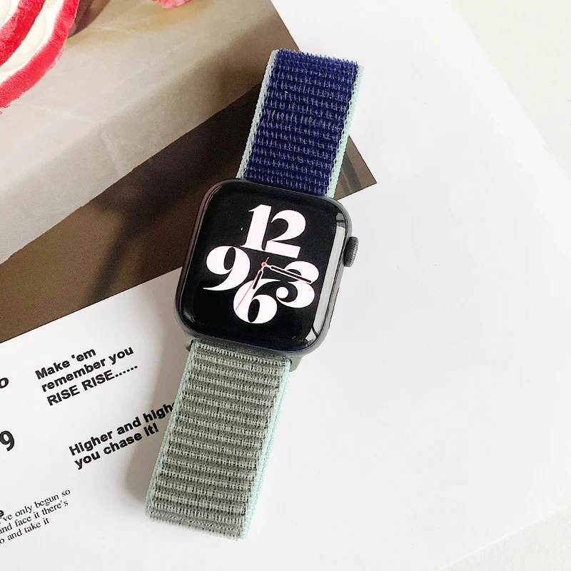 nylon Strap For apple watch band 44mm 40mm 49mm 45mm 41mm 42mm 38mm 44 mm Sport Bracelet Iwatch Series 8 9 Se7 6 5 4 3 Ultra 2