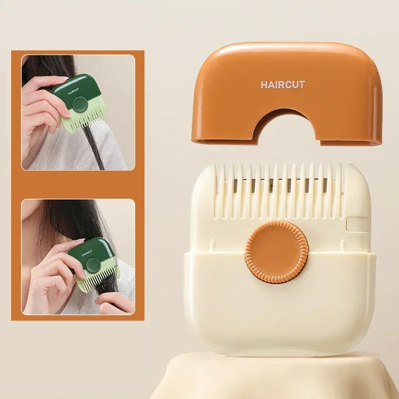 2 In 1 Baby HairCut And Hairdressing Comb Trim Bangs And Broken Hair Bangs Trimmer Manual Portable Children\'s Hair Clipper