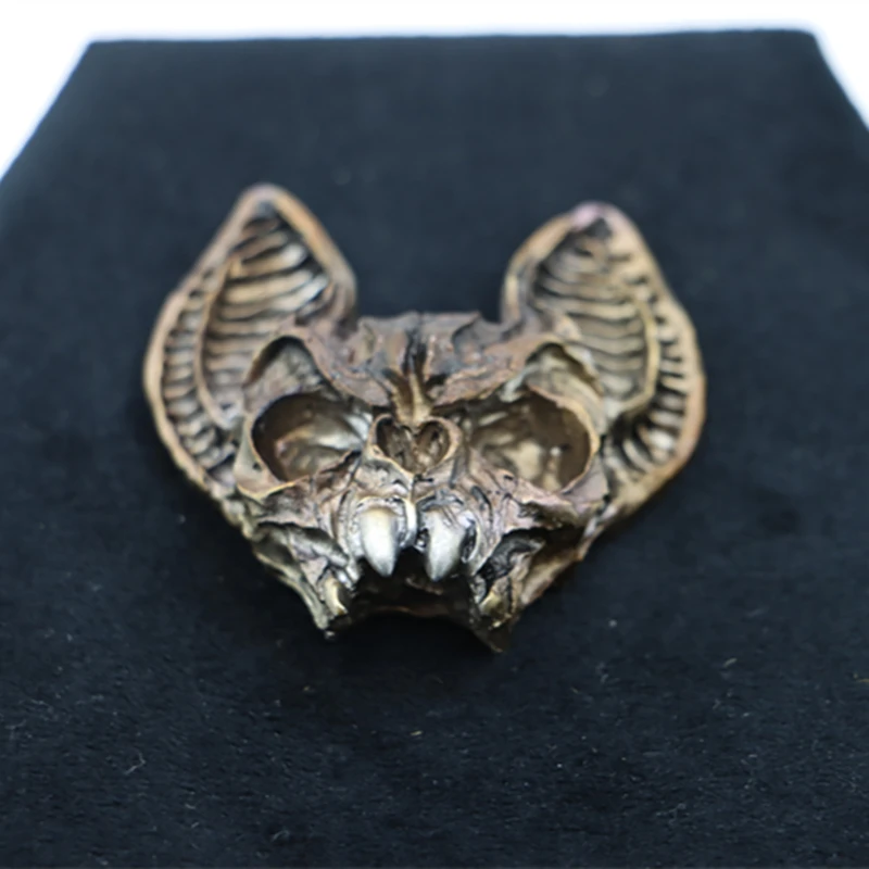 Boîte à bijoux en forme de cercueil de chauve-souris vampire, velours gothique, boîte de rangement pour matiques et colliers, étui d'emballage d'affichage