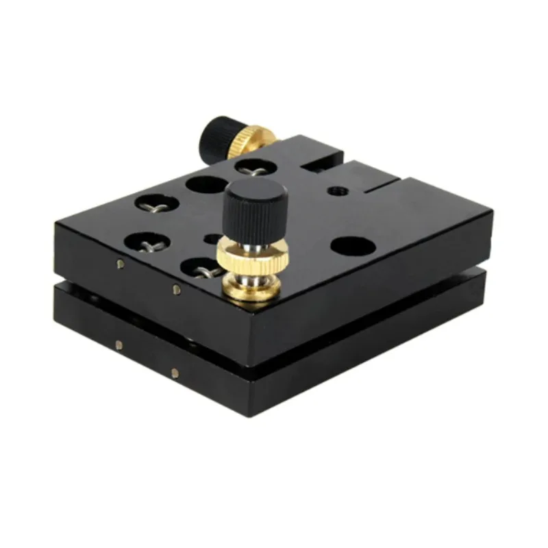 Compact PT-QX07 Two Axis Tilt Alignment Stage Fine Thread Drive 2kg Load Precision Positioning Platform