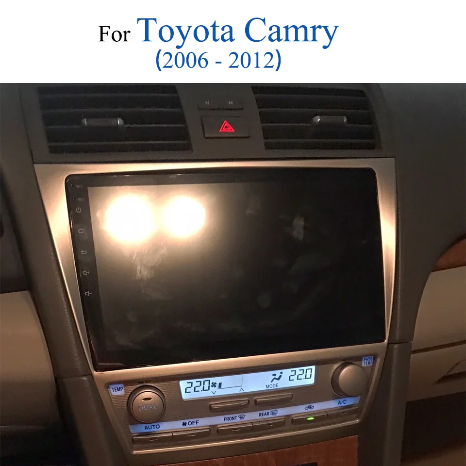 Android 14 8G Ram Car Auto Radio Stereo HU For Toyota Camry 2006 - 2012 GPS Navi Tape Video AUdio Player DVD Cassette 4G Lte RDS