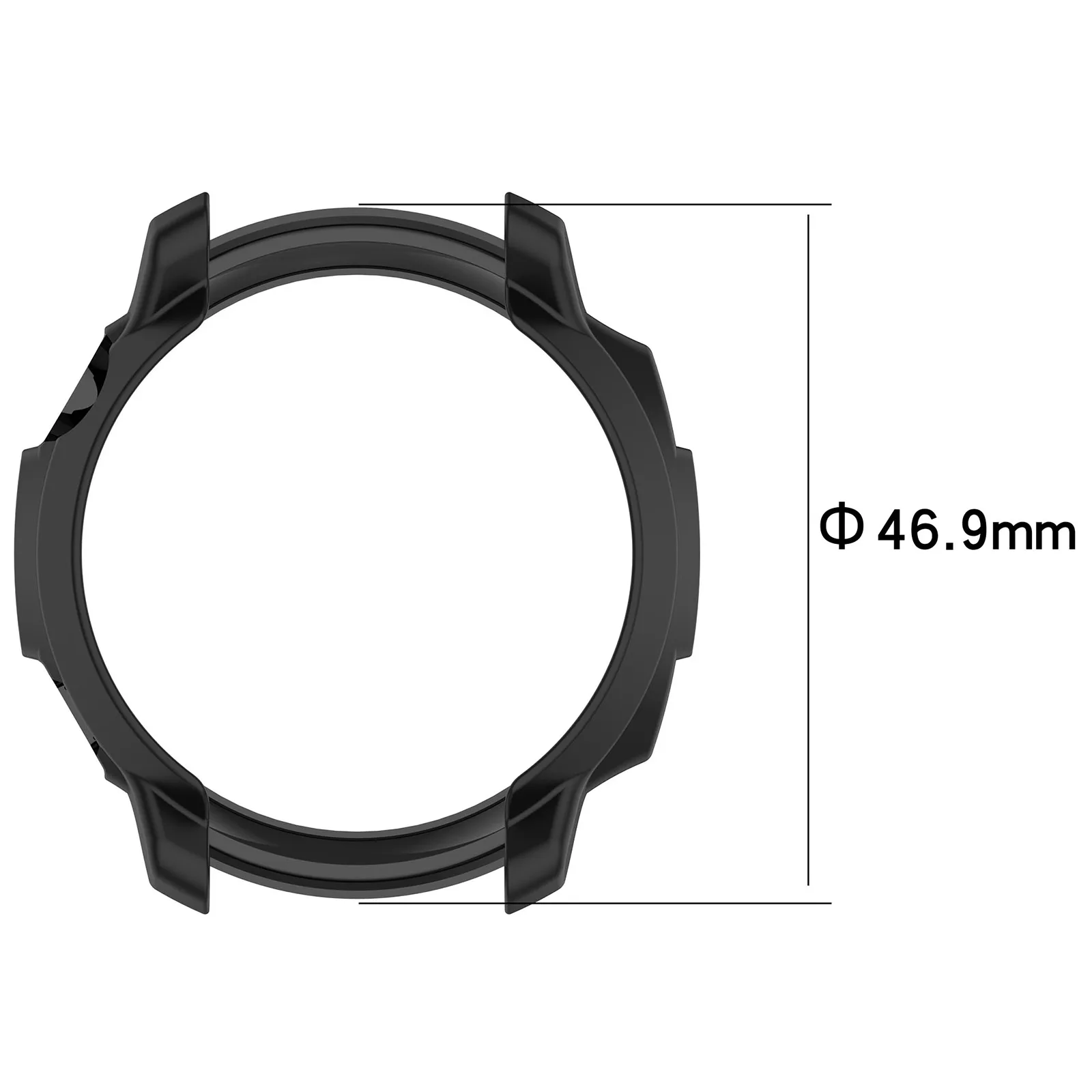 TPU Soft Watch Case Cover for Coros Pace 2 Smart Watch Protector Bumper Shell Housing Protective case