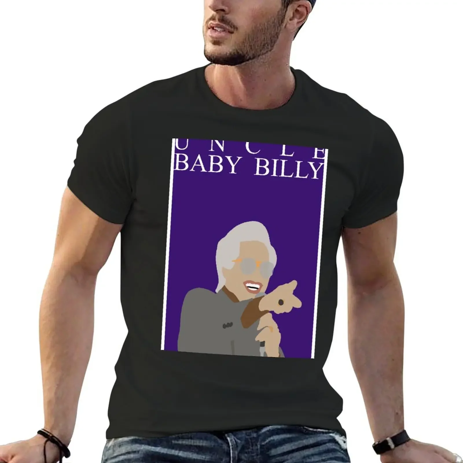 

Baby Billy Freeman Portrait | Righteous Gemstones Poster | TV Art Print Wall Decor T-Shirt oversizeds mens t shirt graphic