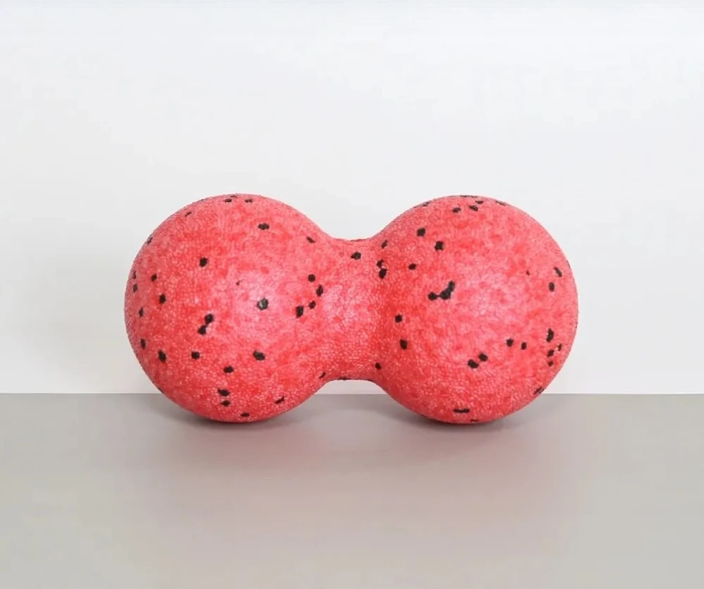 Dual Peanut Spiky Massage Ball Deep Tissue Myofascial Release Fitness Mobility Pain Relief Ball