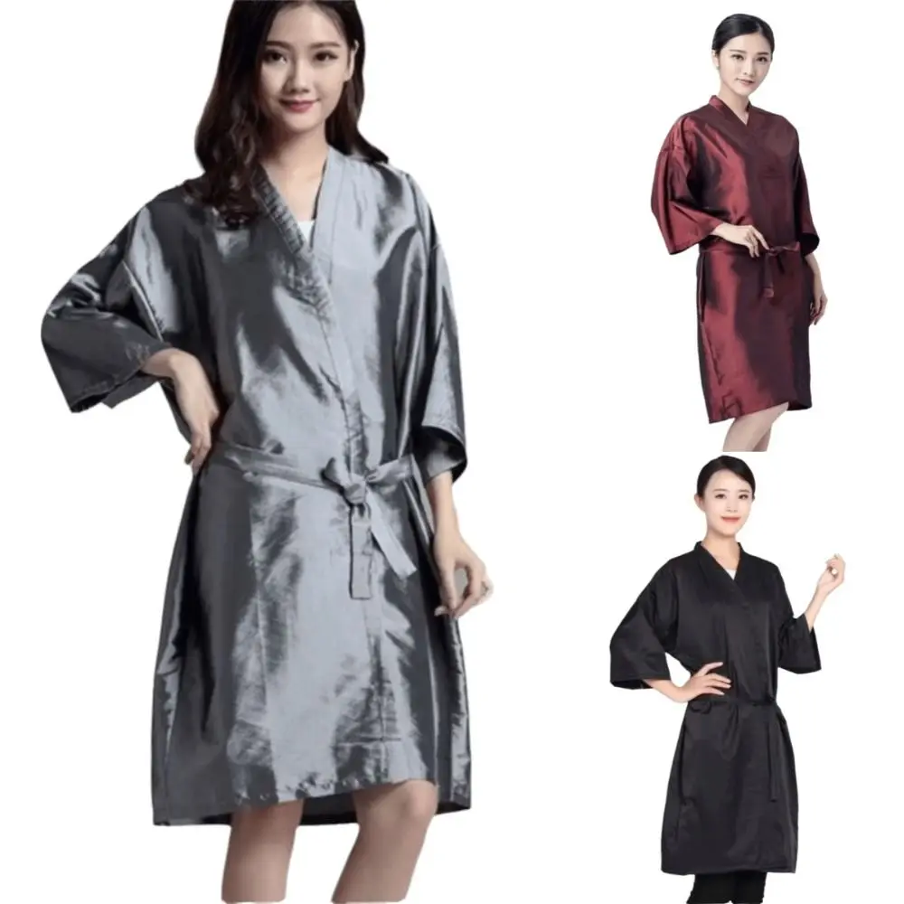 

Professional Hair Salon Smock Hair Cutting Hairdressing Salon Client Gown Robes Cape Non-stick Hair Light Weight