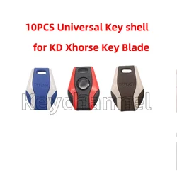 10pcs/lot Universal Transponder Key Car Blank Case Chip Shell Spare Key Casing for KEYDIY KD Xhorse VVDI Key Blade Holder Box