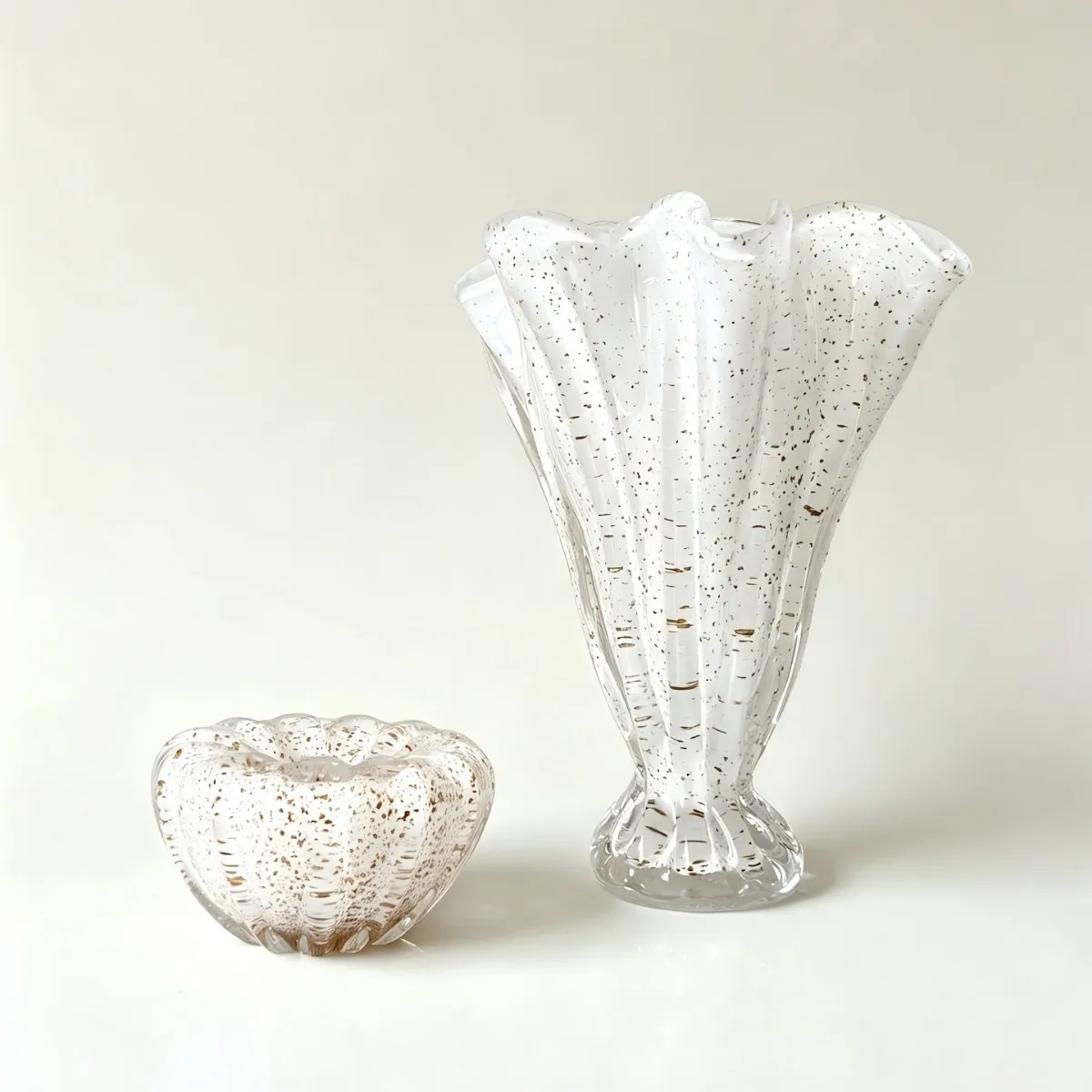 Shandong Zibo French candy color glazed vase ornament cute advanced sense Internet celebrity glazed flower arrangement