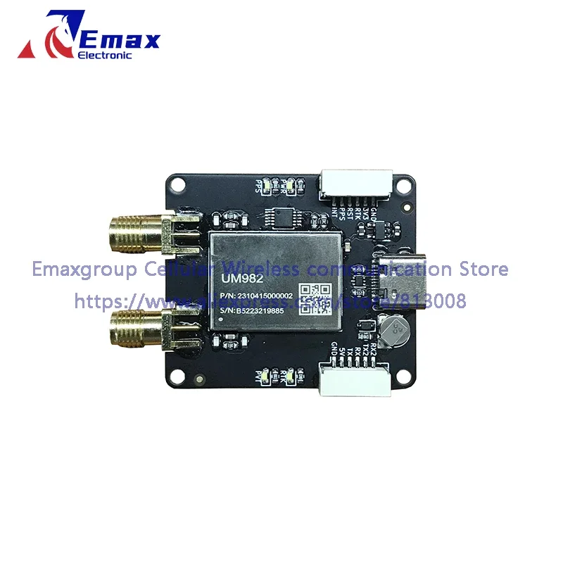 UM982 EM-982D3 Core Board ประเภท C Serial โมดูล EM-901A เสาอากาศ RTK GNSS ตัวรับสัญญาณ pin to pin UM980 ZED-F9P