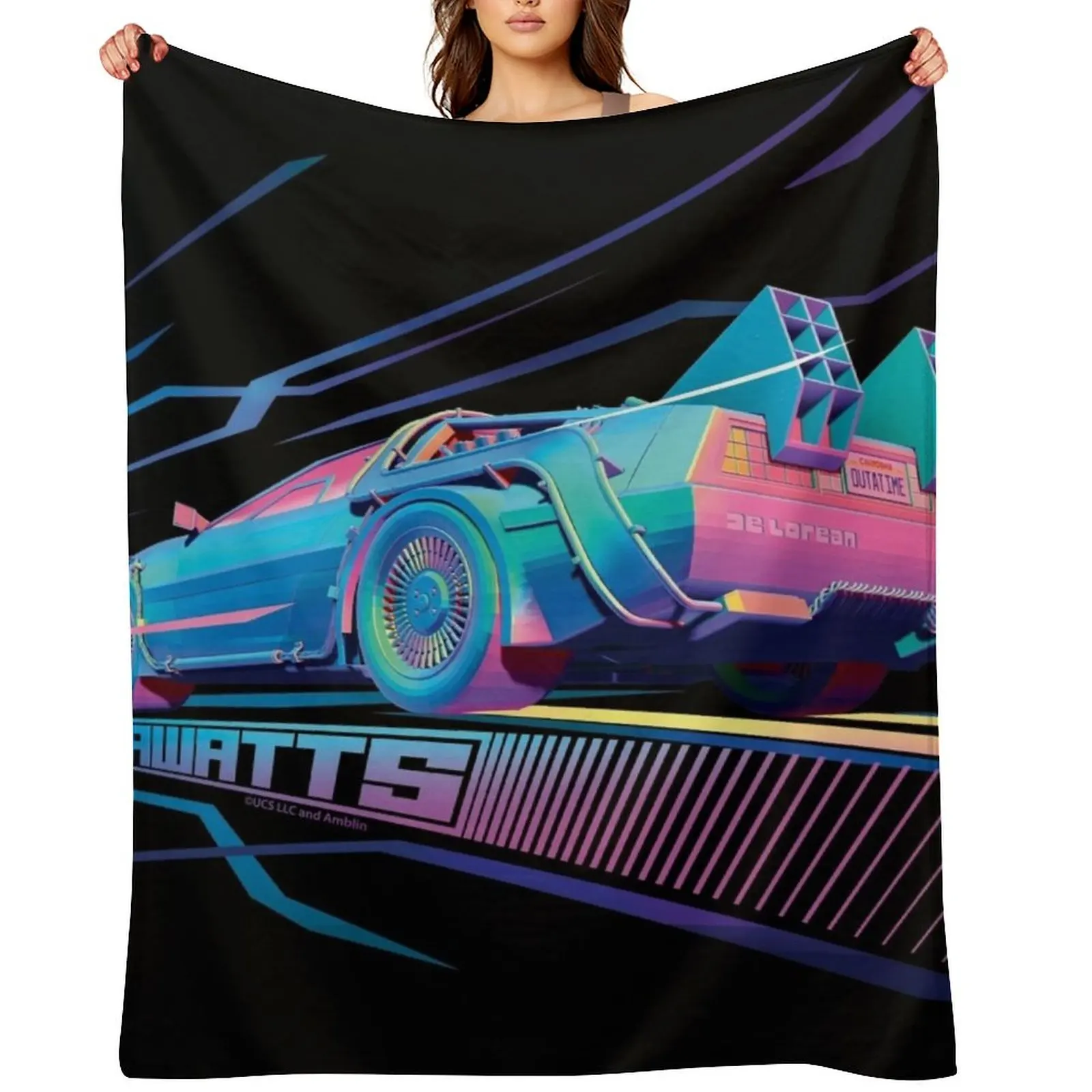 

Back to the Future - 1.21 Gigawatts Throw Blanket sofa bed Sofas Bed decorative Blankets