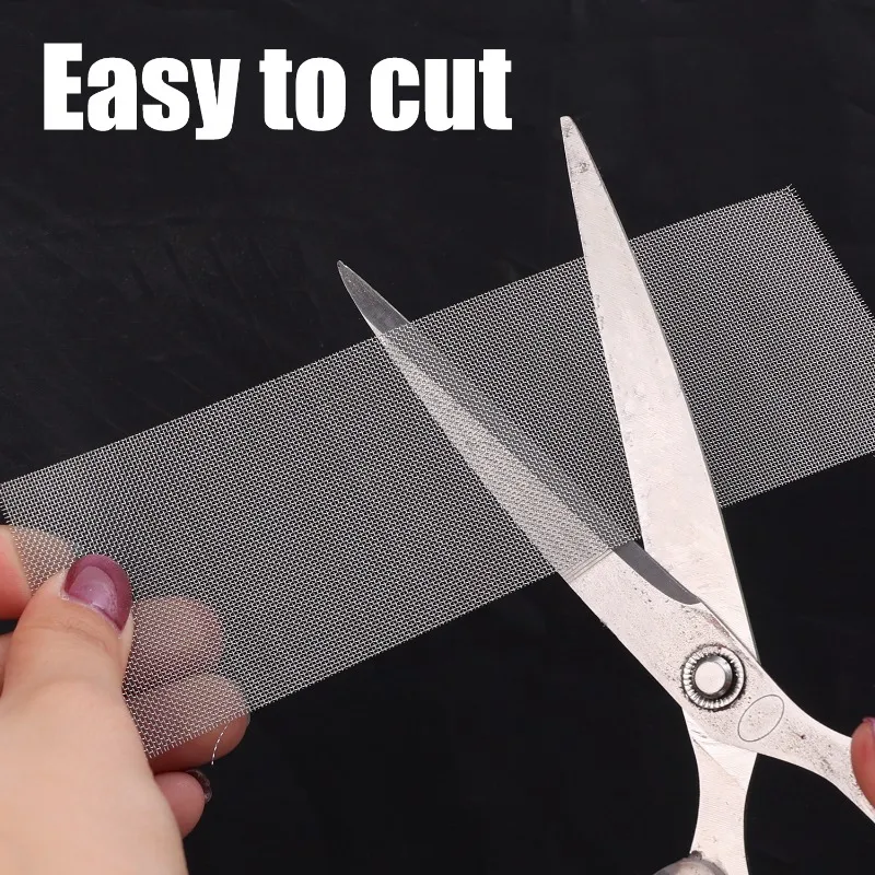 Kit de réparation de fissures de pare-chocs de voiture, maille de renfort de soudeur en plastique, filet métallique de soudage en acier inoxydable pour agrafeuse à chaud, outil de carrosserie de voiture