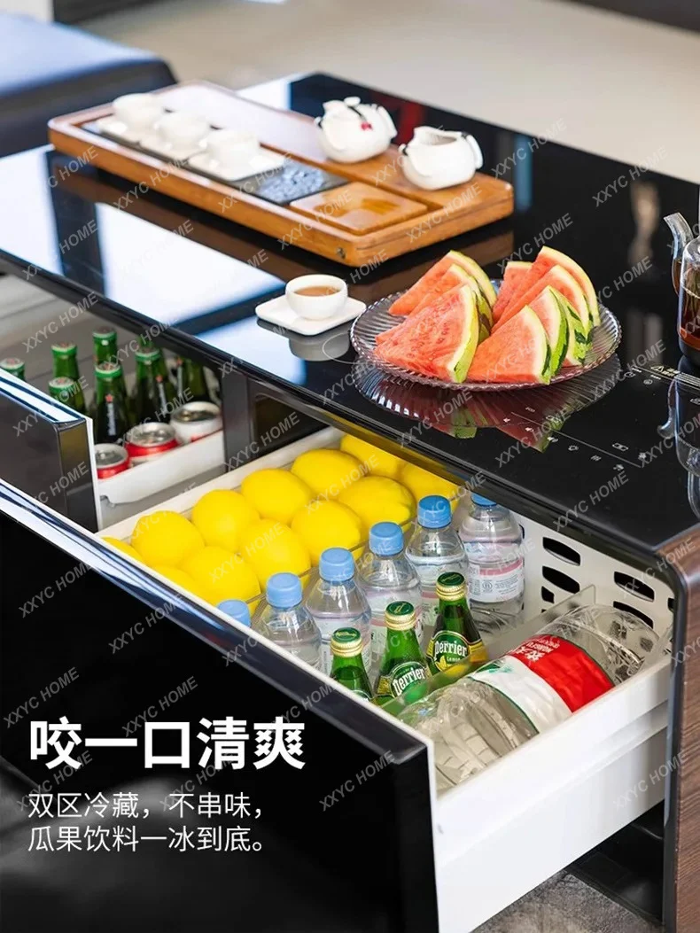 Kung Fu coffee table tea table integrated refrigerator intelligent multi-functional square advanced sense can make tea
