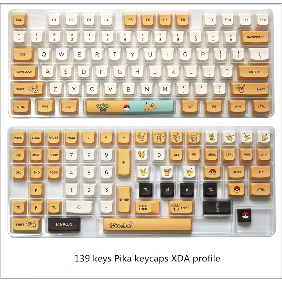 PBT染色キーキャップ 1セット メカニカルキーボード用