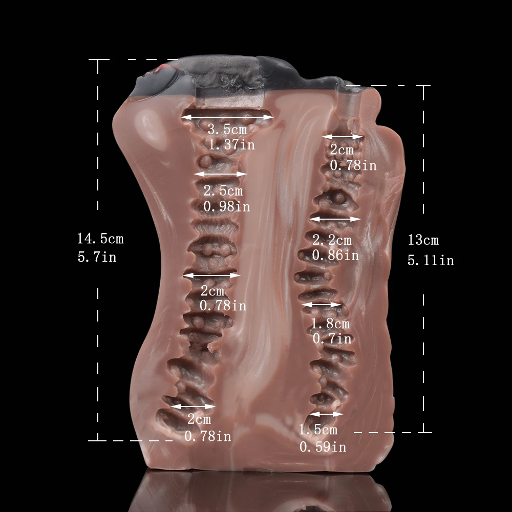 LUUK Horse Silicone Realistic Male Masturbator with Vagina and Anal Pocket Pussy Male Stroker Adult Sex Toys for Men