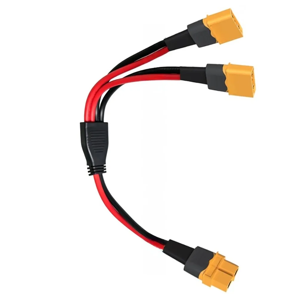 XT60H 0. Electric Tuner Adapter Cable for RC Airplanes with XT60H Connectors Parallel Configuration 10AWG Conductivity