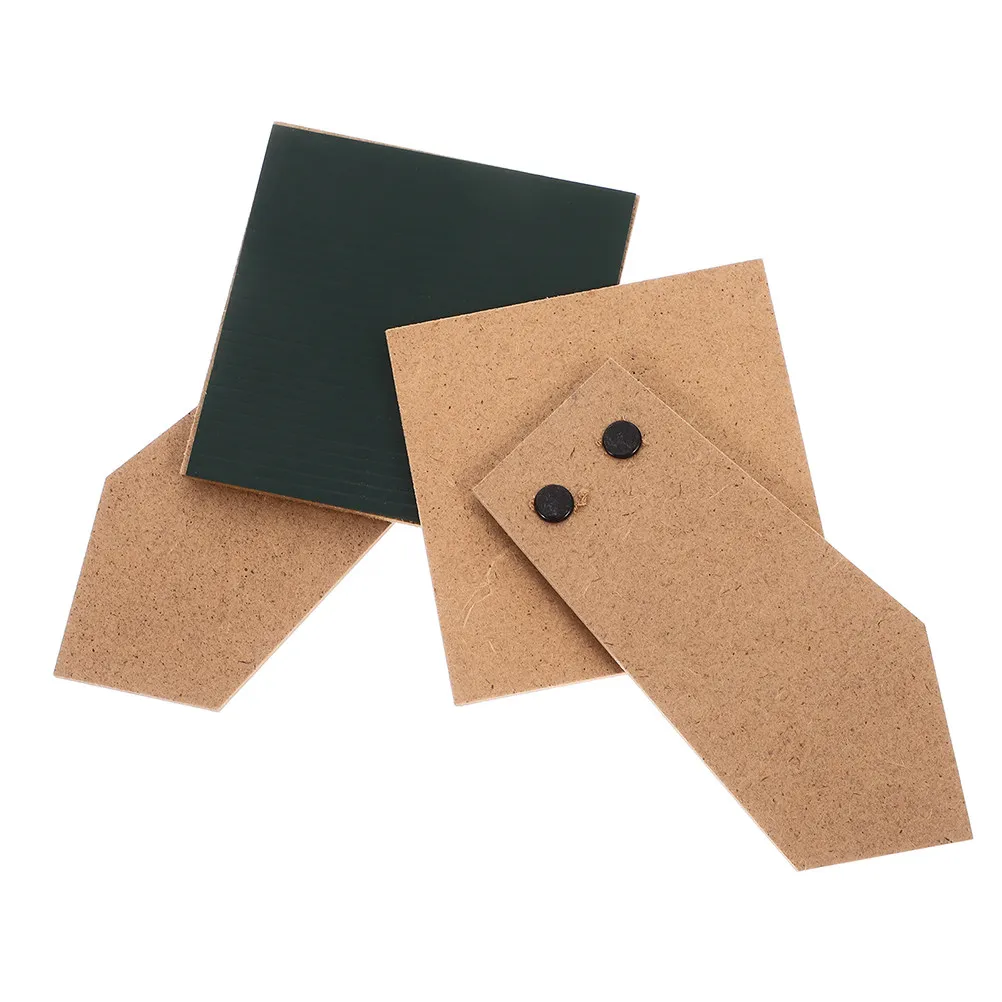 2Pcs Cardboard Easel Back Light Brown Picture Frame Stand Adjustable Angle Support for Photos Canvas Paintings