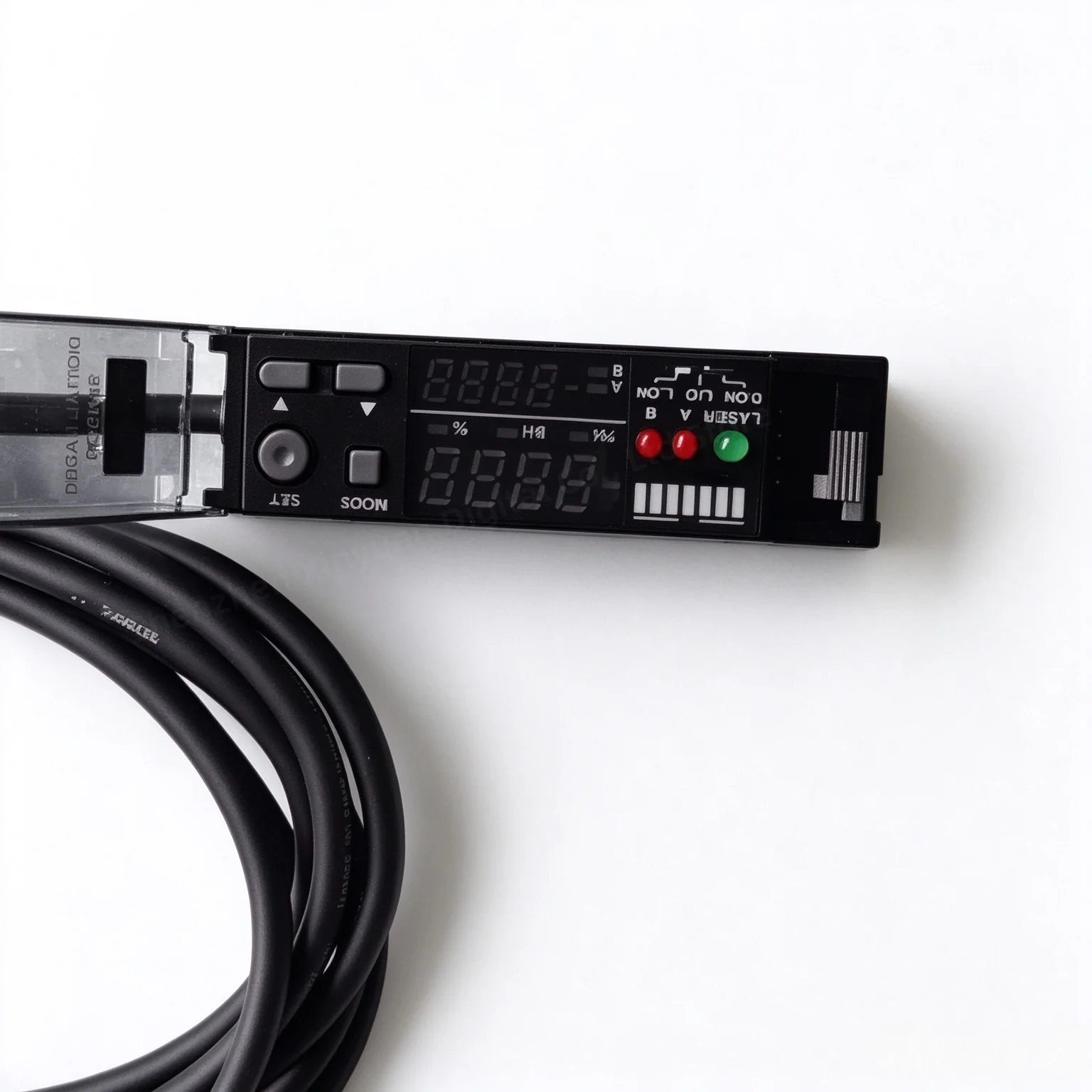 LV-21A Laser Sensor Amplifier Unit, NPN Output, DC12-24V, DIN Rail Mount