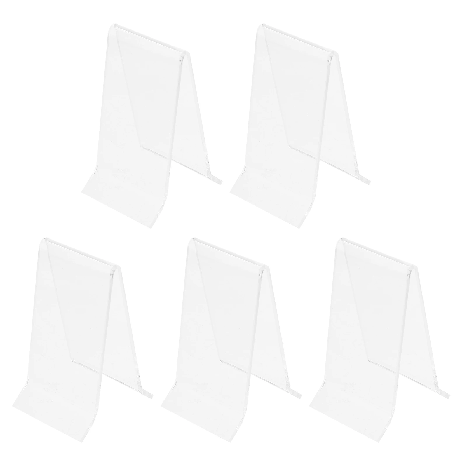 

5pcs Clear Acrylic Shoe Rack Practical Storage Display for Sneakers High Heels Shoes Showing Bracket