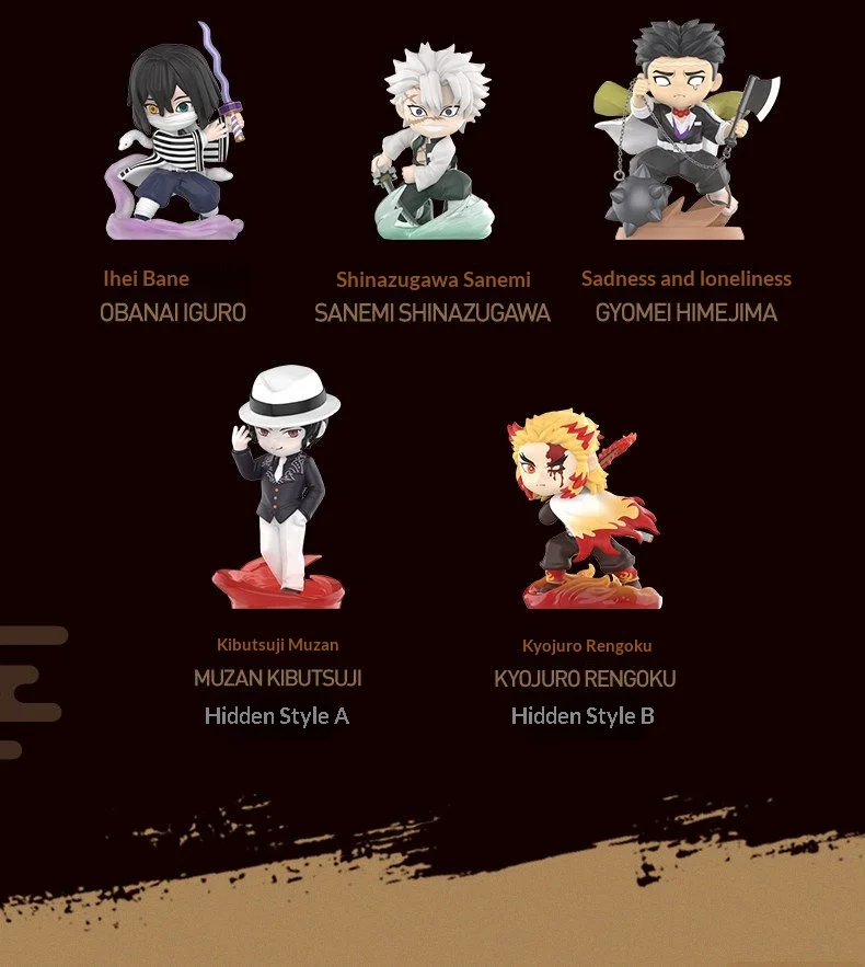 Echte POPMART Demon Slayer Zweite Generation Blind Box Kawaii Battle Anime Figuren Desktop-Ornamente Sammlerstücke Spielzeug Geschenk – Detail 4