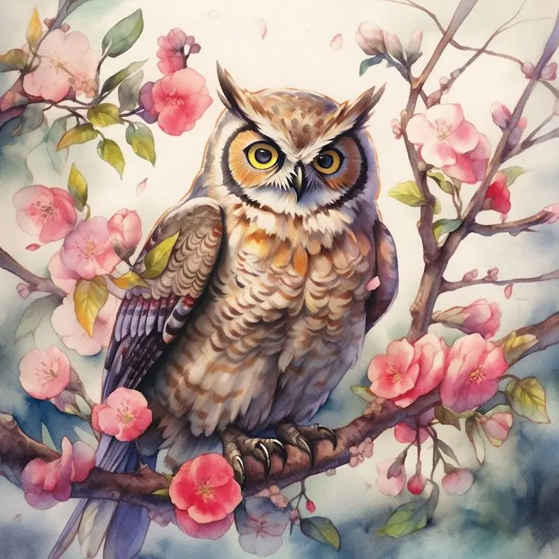 

CHENISTORY 5D DIY Diamond Painting Full Round Owl Diamond Embroidery Animal Cross Stitch Mosaic Home Wall Decor Painting 2024