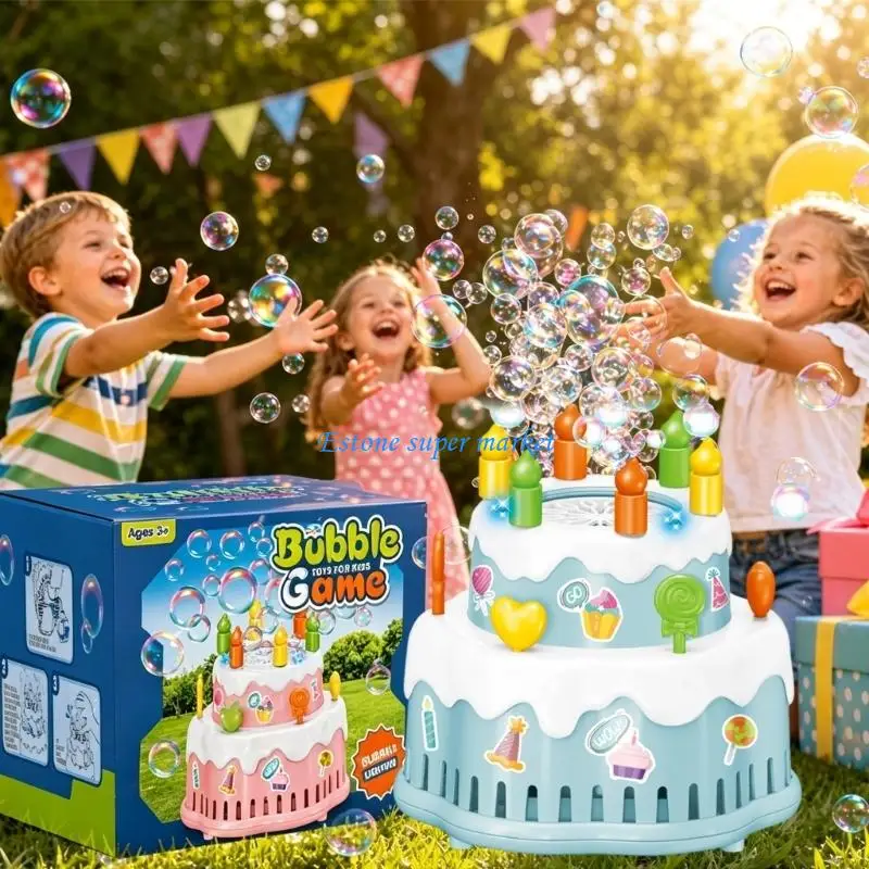 090B Playful bubbling Machine For Boys And Girls With Sturdy ABS Material
