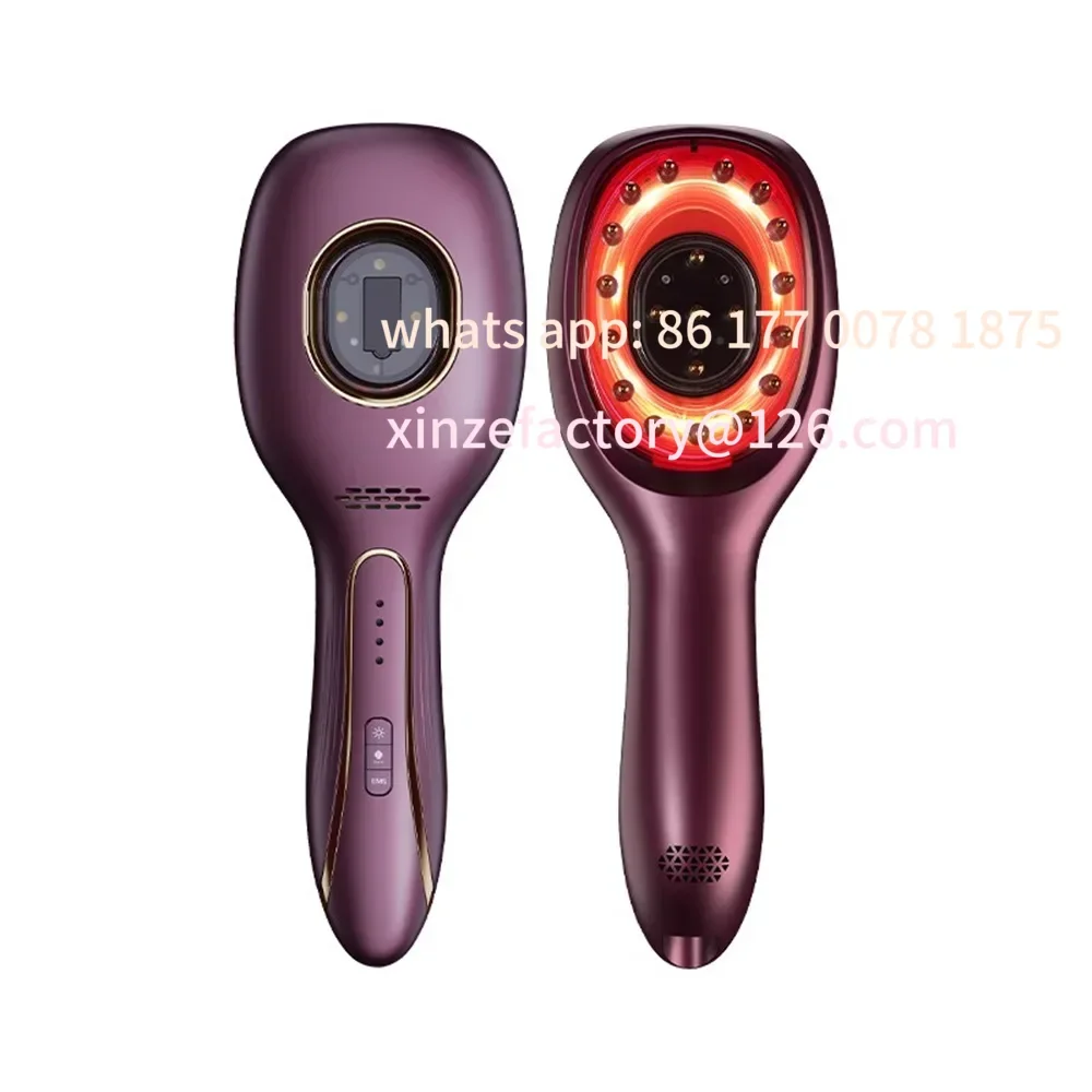 Customizable High Quality Colour Light Electric Type-C Rechargeable Vibrating Essential Oil Comb Head Massager Scalp Massage