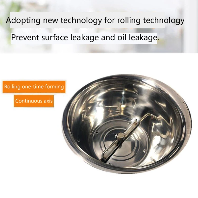 Household Stand Mixer Dough Kneading Machine Dough Mixing Machine Intelligent Timing Stainless Steel Food Mixing Machine