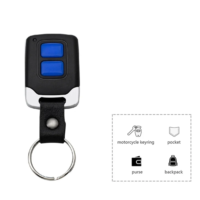 

B04C-5PCS Garage Door Remote Control 2 Keys Wireless Rolling Gate Controller With Clone Copy Function 433Mhz