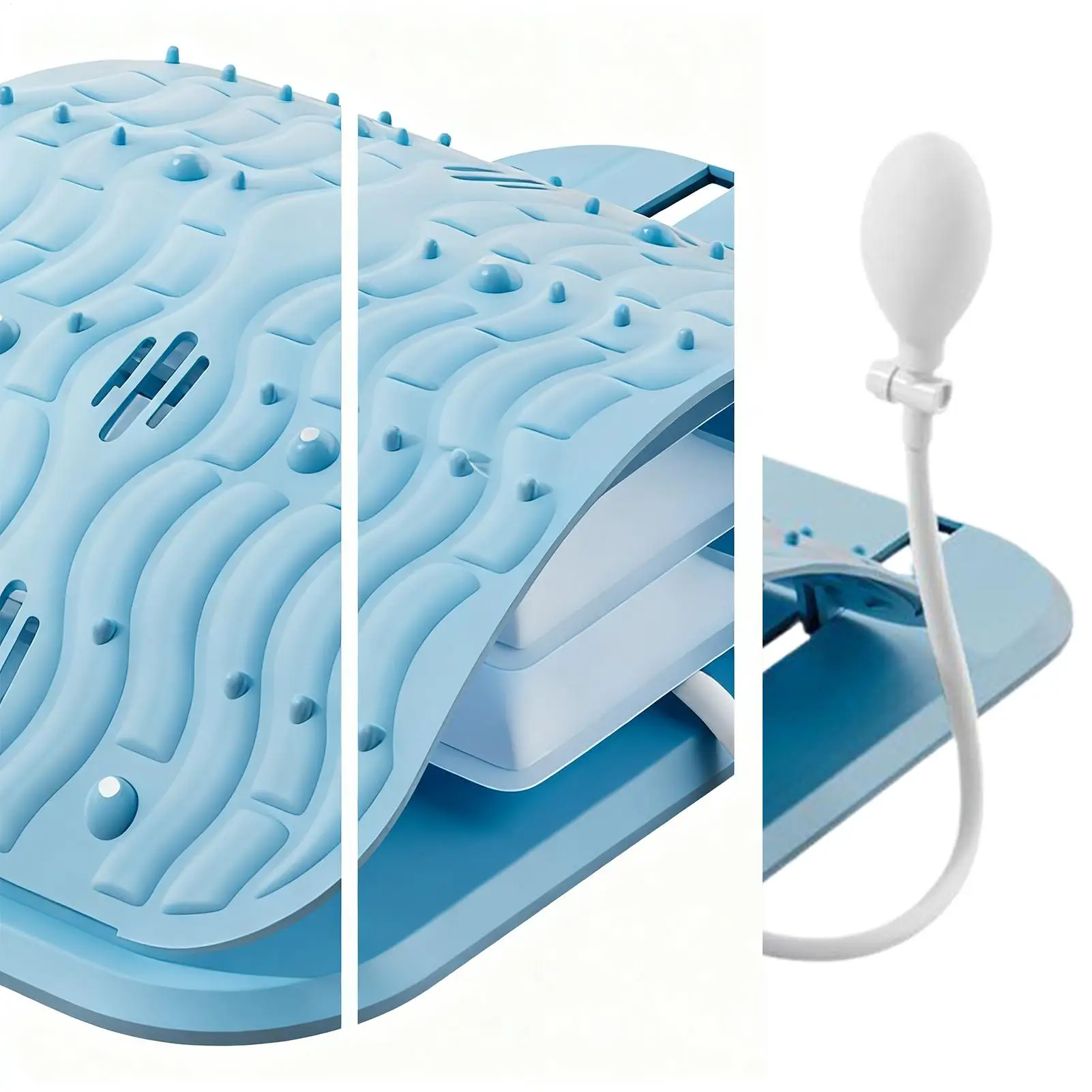 العمود الفقري نقالة تمتد قابل للتعديل مصحح أسفل قطني الظهر العمود الفقري نقالة لممارسة الكتف الجسم العضلات الجنف #1
