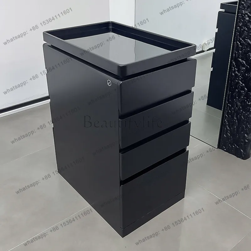 LJY Nordic Design Multi-layer Trolley Simple Salon Barber Shop Salon Accessories Taquilla Del Salón De Peluquería Salon Furnitur