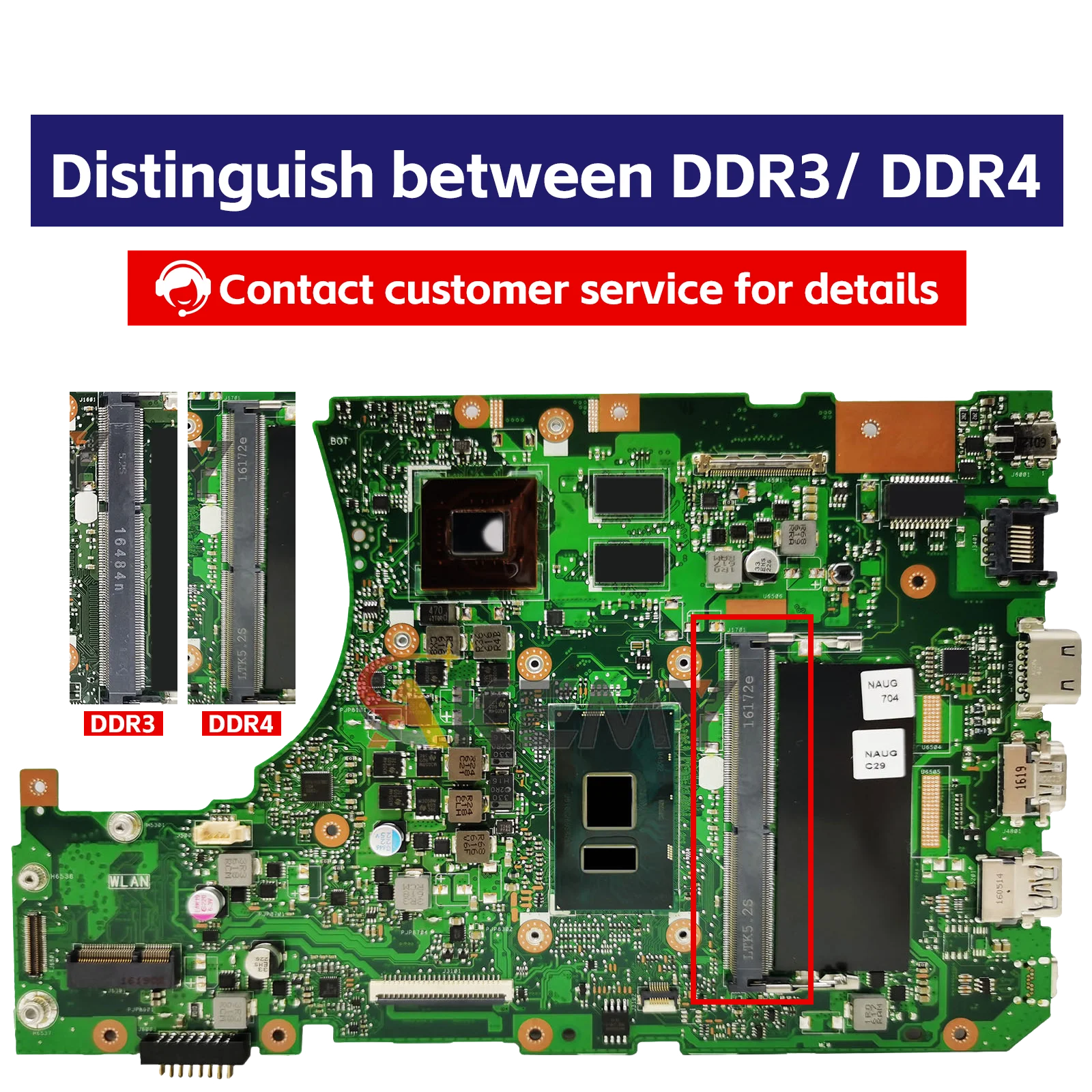 X556U X556UV Laptop Motherboard For ASUS VM591U X556UQ K556U X556URK X556UQK FL5900U X556UF X556UR Mainboard With I3 I5 I7 CPU