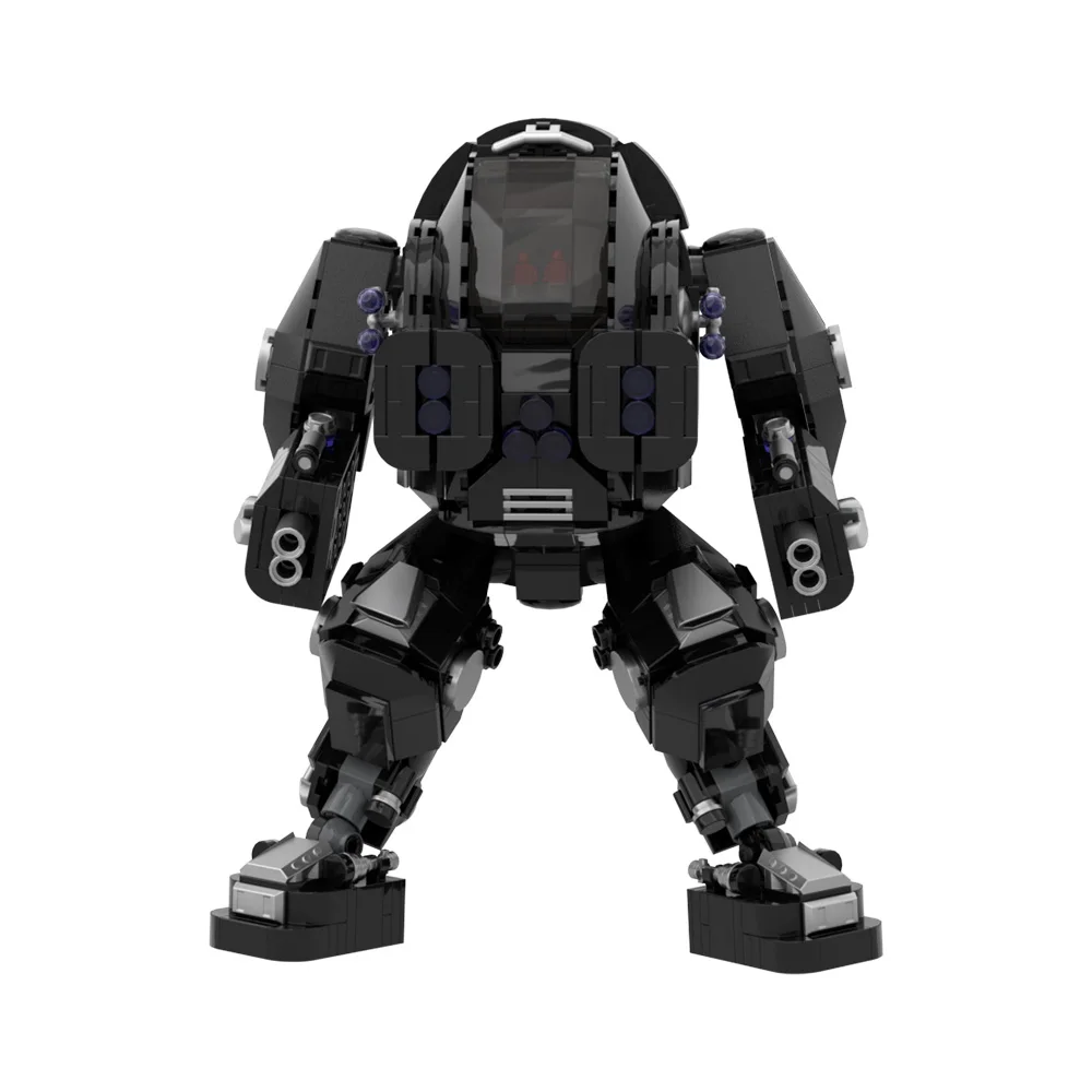 Gobricks MOC Goliath Mech Bricks Model Creativity Black High-tech Battle Robot Building Blocks Assembly Toys Kids Birthday Gifts