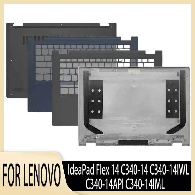 

NEW for IdeaPad Flex 14 C340-14 C340-14IWL C340-14API C340-14IML Laptop Palmrest Upper Case Keyboard Bezel Cover C340-14