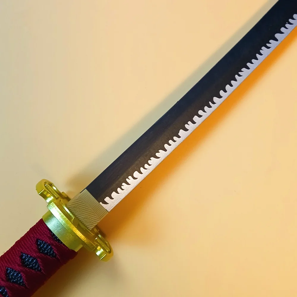 16 بوصة رورونوا زورو كاتانا الأصلي الساموراي صابر أنيمي تأثيري الدعامة السيف الحقيقي كاتانا النينجا شفرة السيف سكين لعبة غير حادة هدية #3