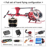 Schwarzer Jczk  300c remote-controlled helicopter Hughes GPS return flight like real helicopter six channel simulation model air
